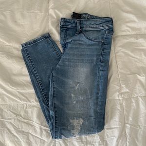 High Rise Jegging Crop Jeans